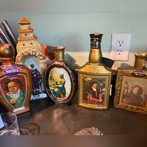 Vintage Collectible Decanters Set